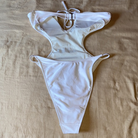 White One Piece Swimsuit - Picture 5 of 6